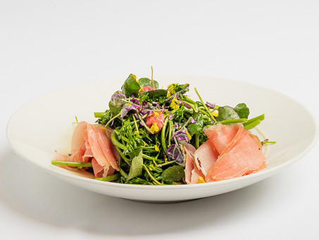 PROSCIUTTO & MELON SALAD WITH PROSECCO